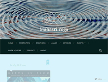 Tablet Screenshot of mahasriyoga.com